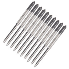 10 Stück metrisches Taper-Stopfenbohrerset M2 Carbonstahl mit geraden Rillen