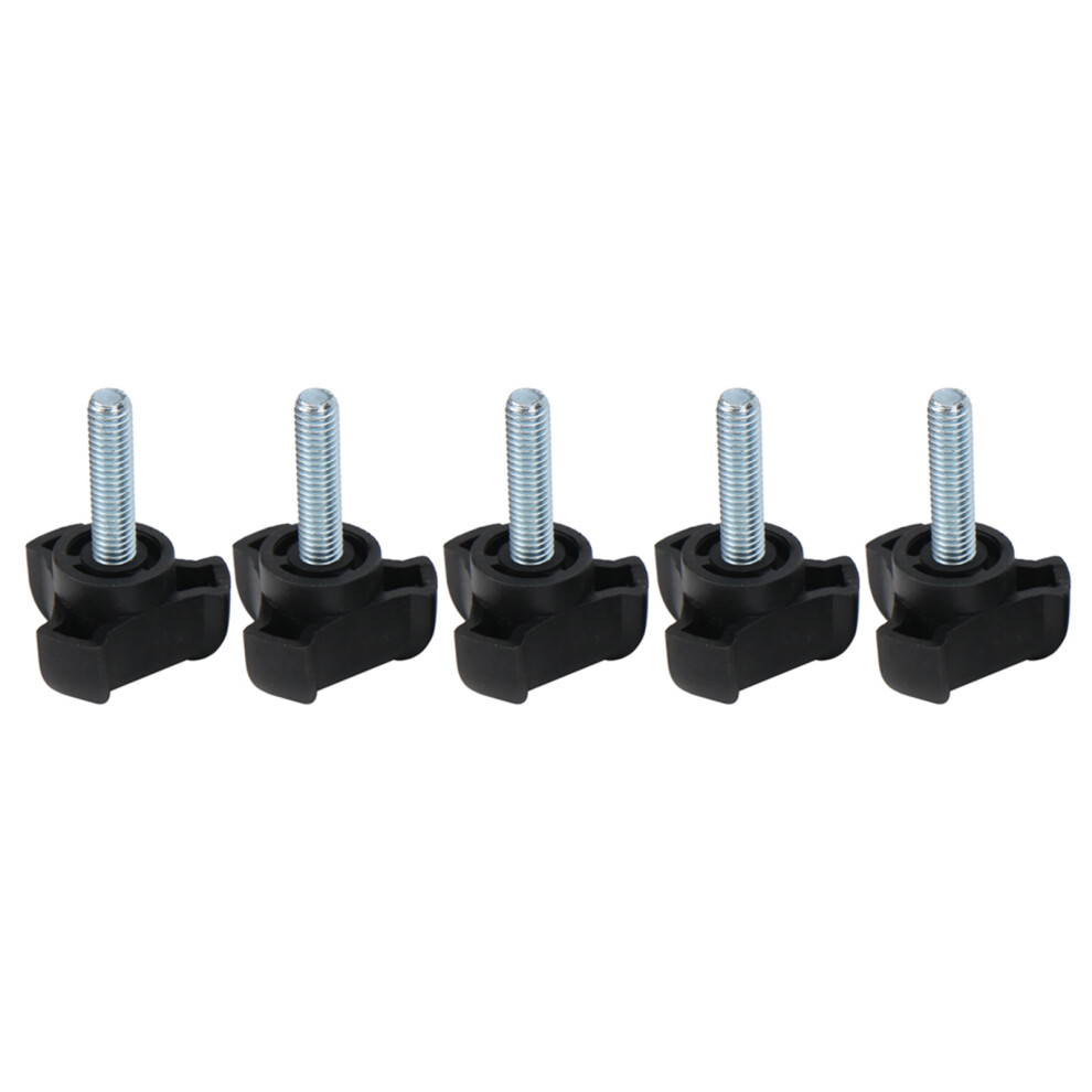 5Pcs M6 Plastic Adjustable Triangle Arc Handle Locking Bolt 25Mm 9381359911904