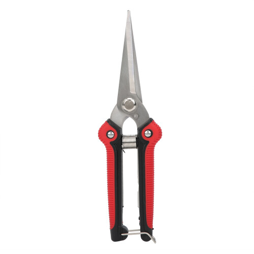 Rote Edelstahl-Gartenschere, 21x7,8 cm, müheloses Gartengerät 1