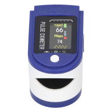 Fingertip Pulse Oximeter LED Display, Blood Oxygen & Heart Rate Monitor, ABS, Lightweight 43g