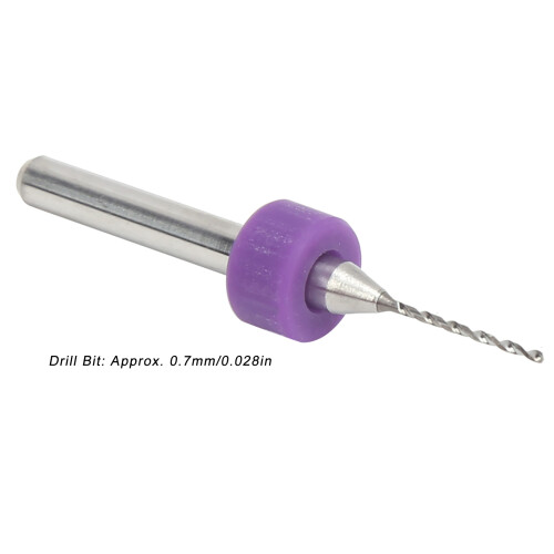 10Pcs 0.7mm Tungsten Carbide Nozzle Cleaning Micro Drill Bits for 3D Printer 2