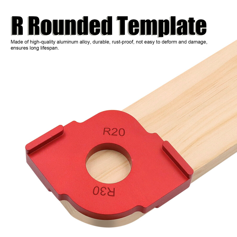 R Rounded Corner Template Router Locator Aluminum Alloy R5-R25 R10-R15 R20-R30 8451359914135