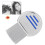 Professional Stainless Steel Lice Comb with Micro-Grooved Teeth Blue 16