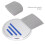 Professional Stainless Steel Lice Comb with Micro-Grooved Teeth Blue 7