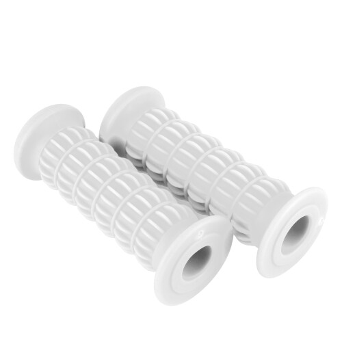 Universal Motorcycle Rubber Hand Grip 25‑28mm White for Handlebar