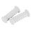 Universal Motorcycle Rubber Hand Grip 25‑28mm White for Handlebar 10