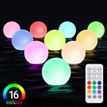 LED Spa Pool Licht Schwimmend IP68 Wasserfest 8cm Weiße Farbwechsel Nachtlicht
