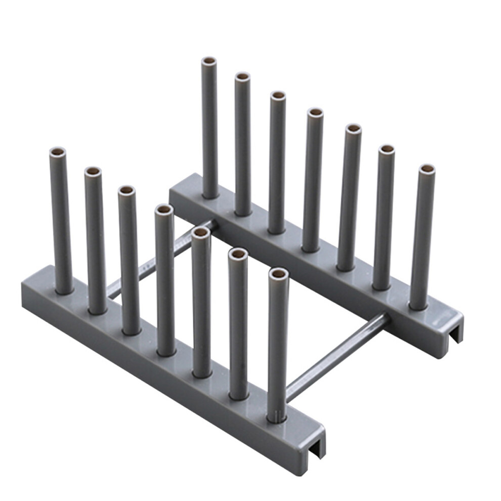 Plate Drying Rack for Cabinet Storage, Water Proof and Keep Drying Plastic Dish Organizer Stand, Durable Storage Solution for Plates Bowls Cups Lids B-image-OPC-PMWMTB5-NEW