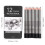 12Pcs Graphite Drawing Pencils Set with Box, 17.8cm, Black 6