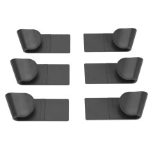 Supporto da cucina senza foratura per pentole e padelle, supporto regolabile per coperchi con fissaggio a parete, porta coperchi da appendere per