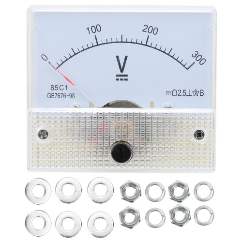 Hochpräziser DC-Voltmeter 85C1 0-300V Analog Installationsmessgerät 1