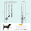 PawHut PawHut Adjustable Pet Grooming Arm w/ Clamp, Haunch Holders, Grooming Loop 9