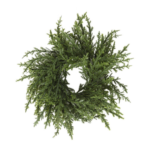 Christmas Artificial Snow Pine Needle Candle Rings-Style B