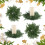 Christmas Artificial Snow Pine Needle Candle Rings-Style B 6
