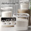 High Capacity Morsel Storage Container Clear Visible-White L 3