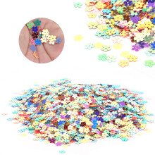 Party & Wedding Sparkling Glitter Sequins 0.7cm Flower Shape in Bright Colors
