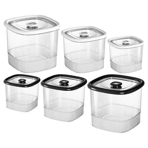 High Capacity Morsel Storage Container Clear Visible-White L 1