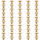 50Pcs Copper Flat Hex Socket Screw M4 x 6mm Countersunk Head Hardware 2