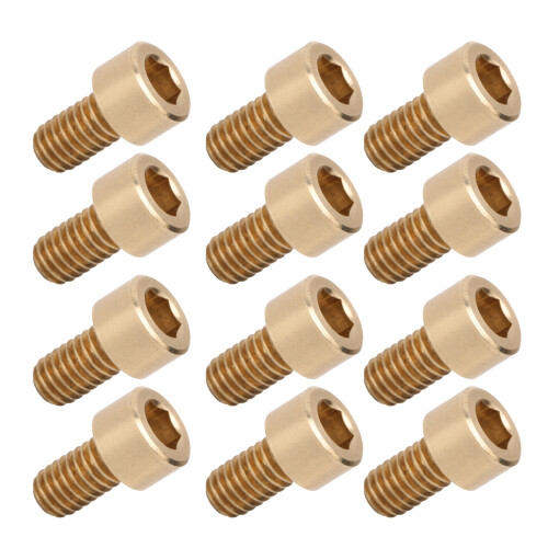 50PCS Copper Cap Hex Socket Screws M6x10/12/14/16/25mm Hardware Tools