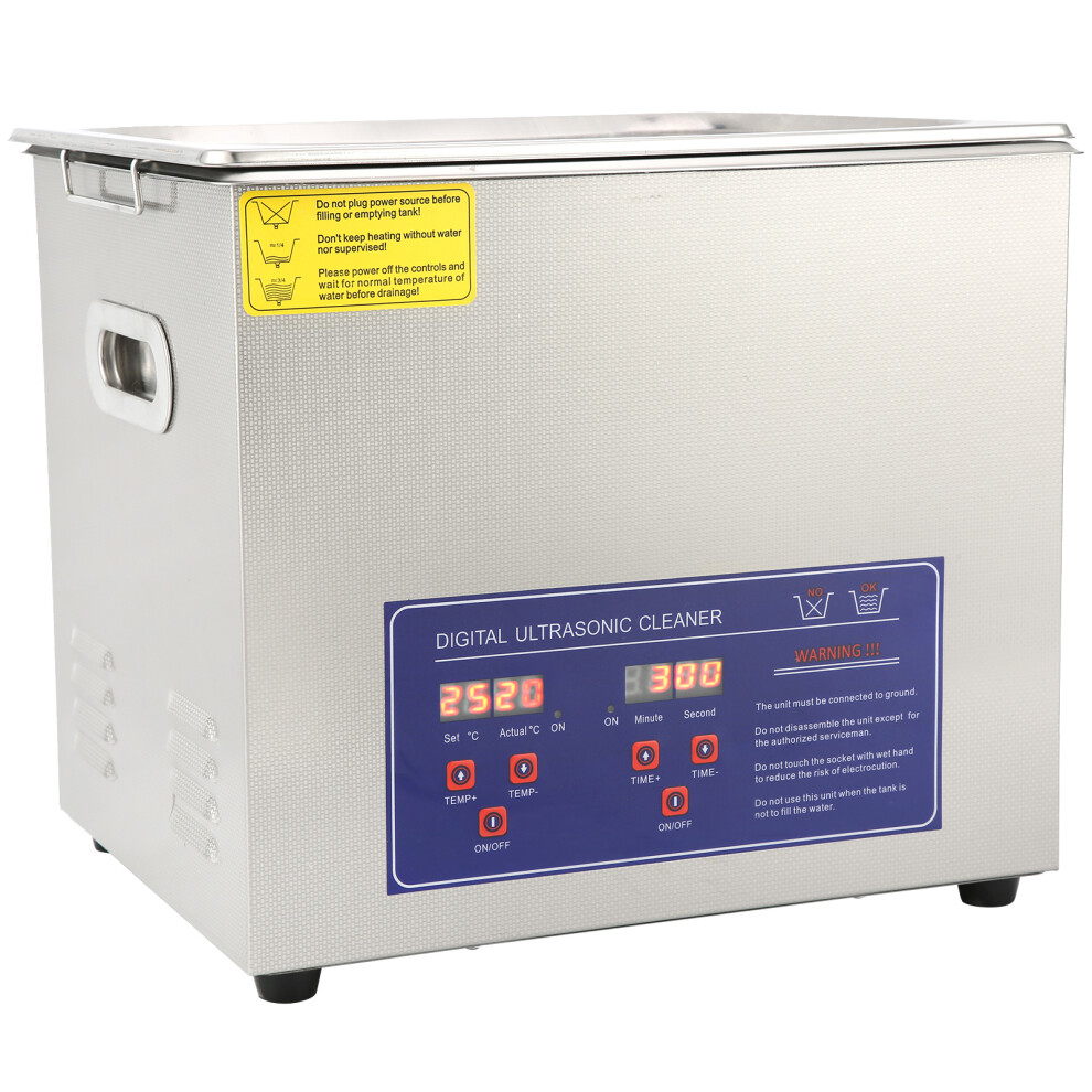 10L Stainless Steel Ultrasonic Cleaner PS-40A with Timer & Heater