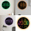 Kleurveranderende LED-wandklok met extra groot display Stil 2