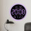 Kleurveranderende LED-wandklok met extra groot display Stil 5