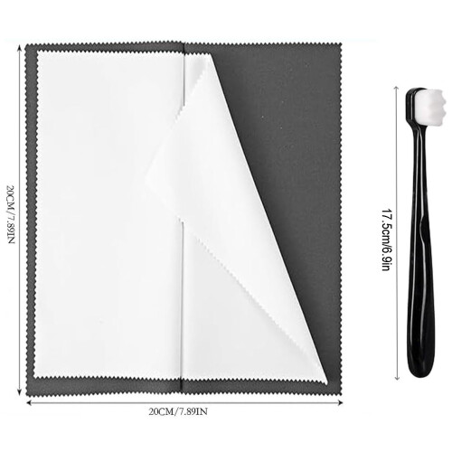 Advanced Silver Cleaning Solution Set Includes Microfiber And 2