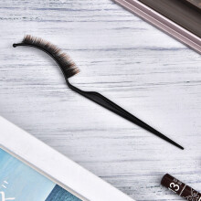 Wimpernverlängerungs-Hilfe 2 Stück – Schwarzes Grafting-Werkzeug für das Anbringen falscher Wimpern