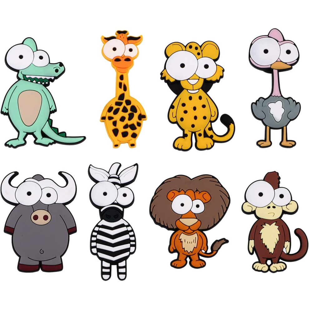 Cute Animal Designs for Refrigerator Magnets, Full Back Magnetic with Durability, Safe for Children's Play, Educational Learning Toy Ideal for Gifts (-image-OPC-PMWMZPK-NEW