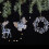 Clear Glitters Acrylic Christmas Ornament Deer Snowflake-M 5