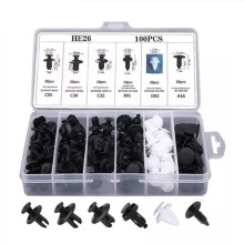 Splash Flap Fender Auto Fastener Clip Kit Fenr Rivet Clips For Car Body Push Retainers 100Pcs Mud Flaps With Box