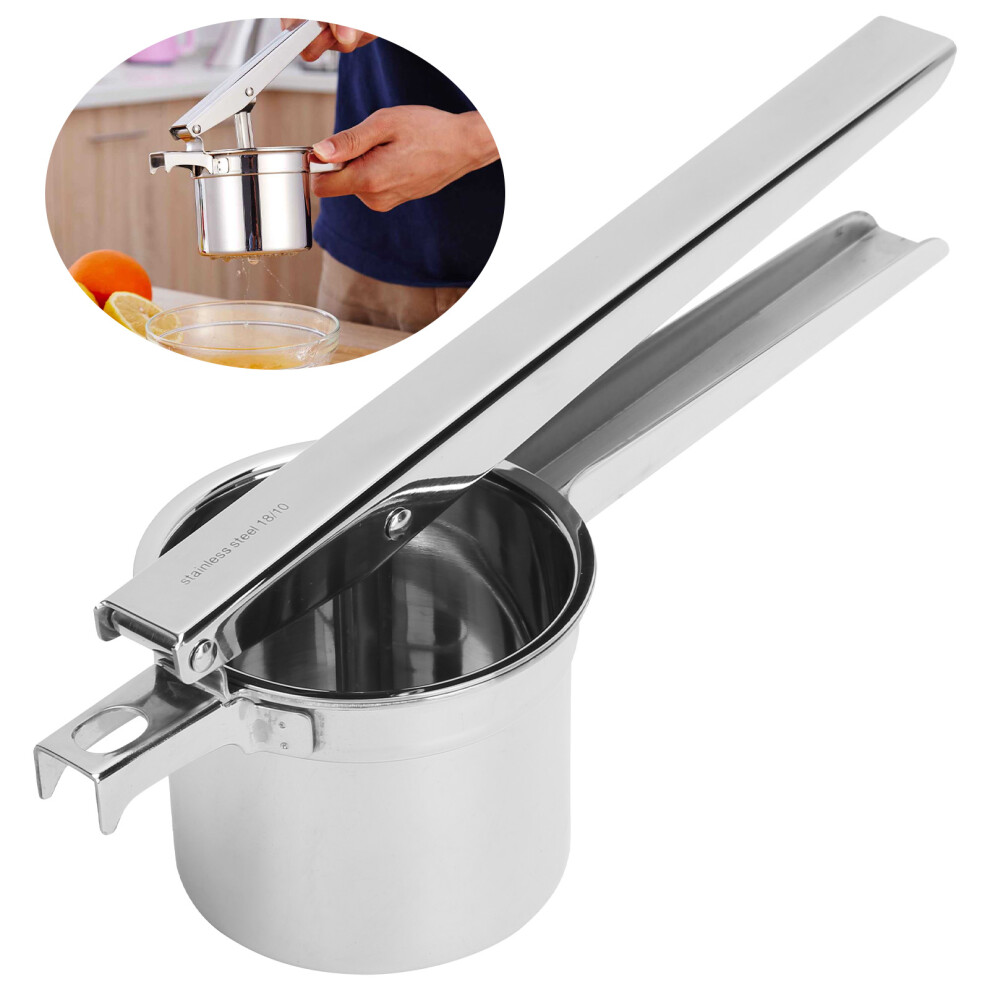 316 Stainless Steel Manual Juicer - 20.5oz, 27cm Hand Press-image-OPC-PMWN7MZ-NEW