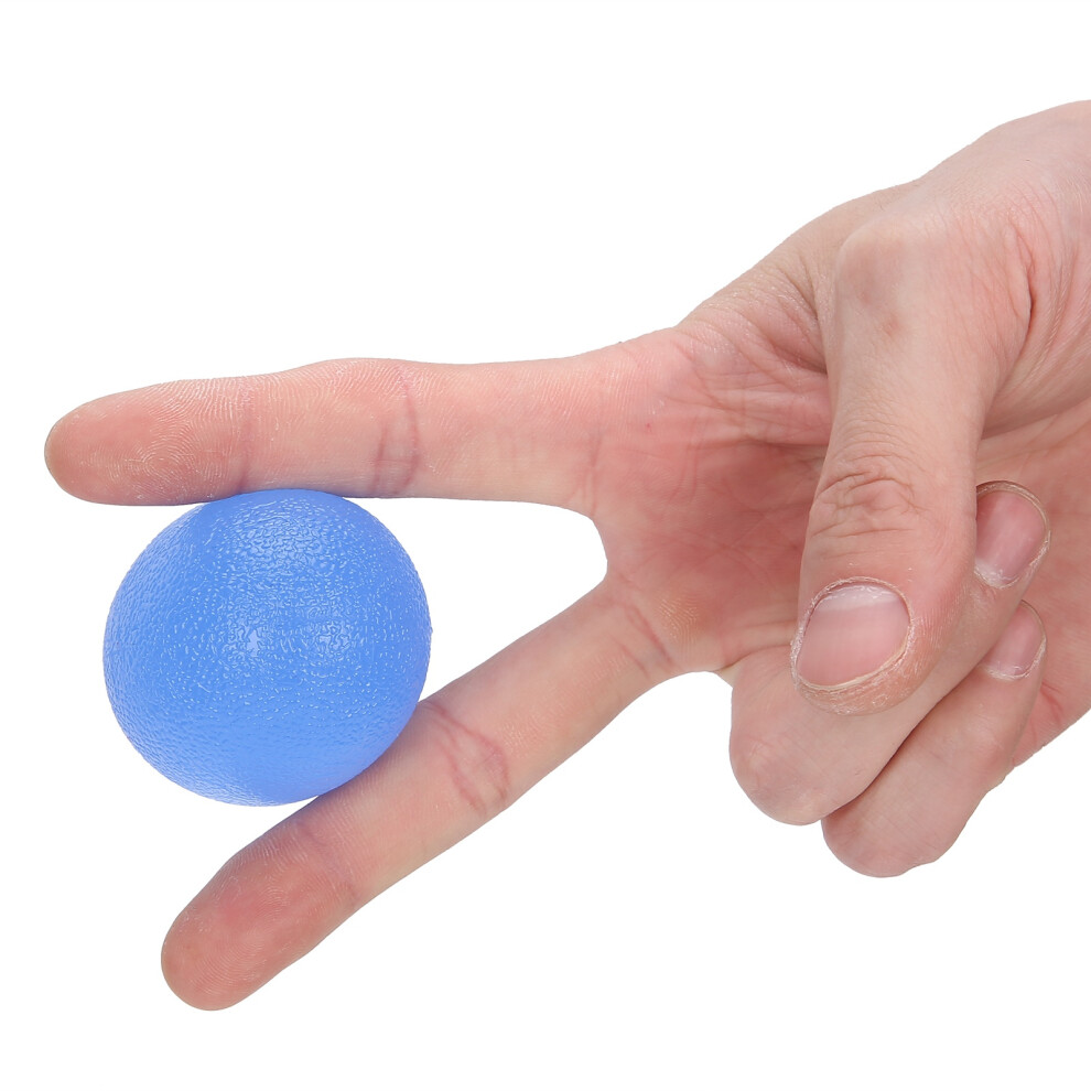 5pcs Oval Silicone Hand Grip Balls for Finger, Wrist & Rehab Exercise