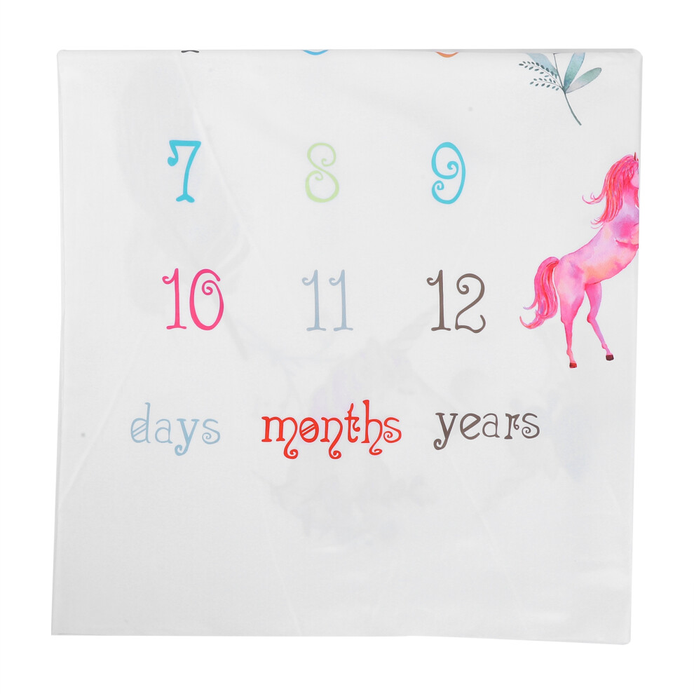 Baby Shower Photo Prop Cloth 100x100cm Monthly Milestone Background