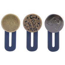 30pcs Silicone Alloy Waist Extenders for Trousers – 35mm Length