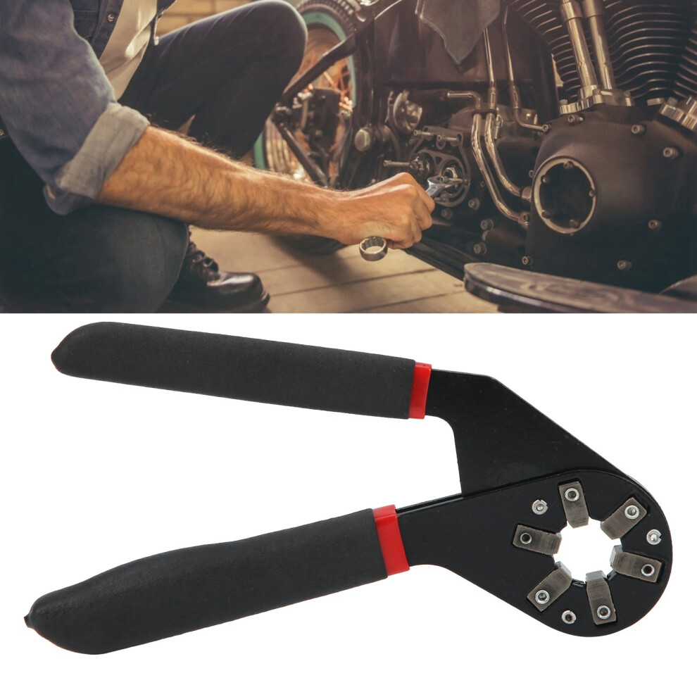 Multifunctional Adjustable Wrench 6In, 45 Steel, Rubber Handle 8431359927021
