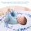 Elephant Pattern Baby Photography Cloth 100x100cm Polyester Cotton 5