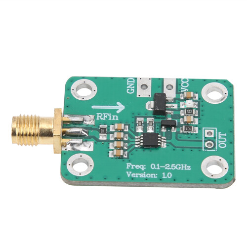 Stable Performance 0.1-2.5GHz RF Power Detector Module for Signals 1