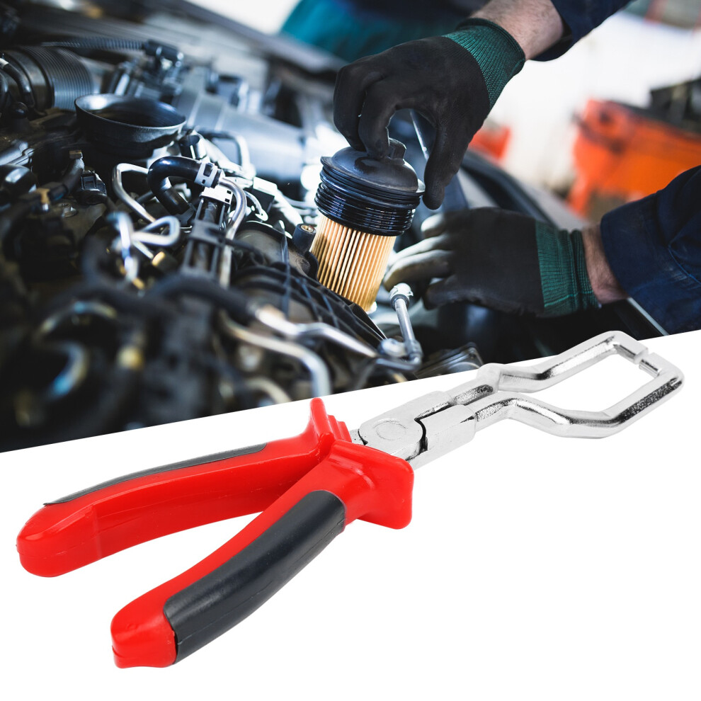 Auto Fuel Line Pliers Clip Tool For Gasoline Filter And Hose Disconnection Red 4371359927994