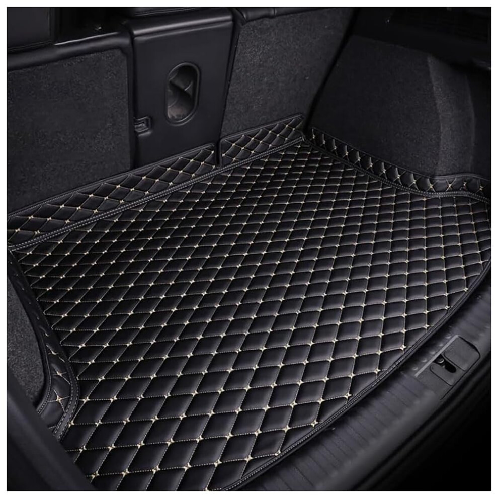 Leather Car Boot Mat For Maserati Ghibli 2014-2023, Waterproof Rear Trunk Cargo Liner, Anti-Scratch Protector Pad 9339159091319