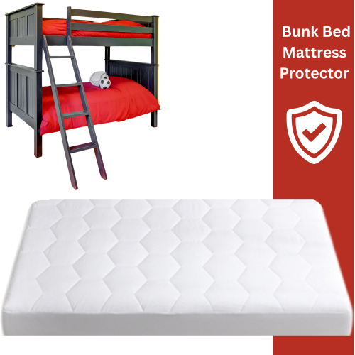 Bunk Mattress Protector Fitted Sheet 30cm Deep