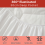 Bunk Mattress Protector Fitted Sheet 30cm Deep 3