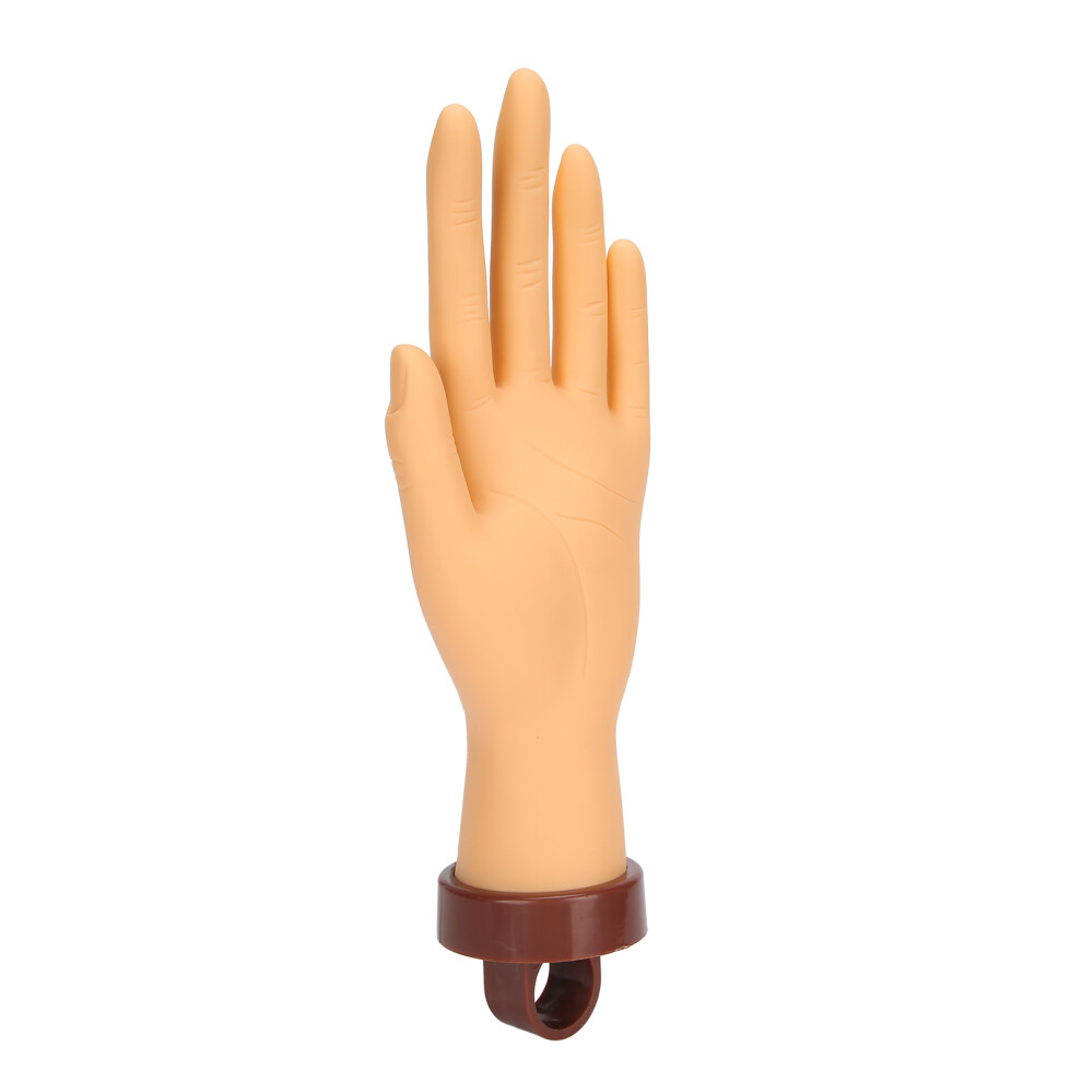 Flexible Nail Practice Hand for Perfect Manicure Practice with Support Frame