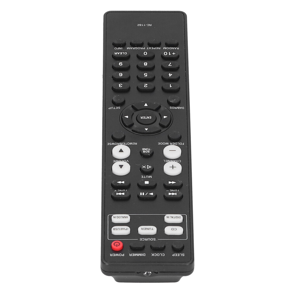 Rcâ1162 Universal Big Button Tv Remote Control, Abs, Black 8241359929327