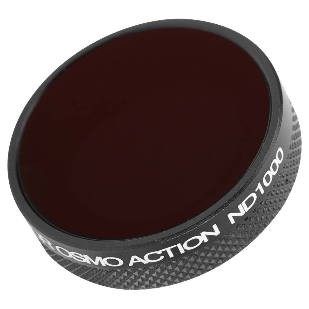Optical Glass Nd1000 Filter For Osmo Action Camera, 27G Black 8731359929354