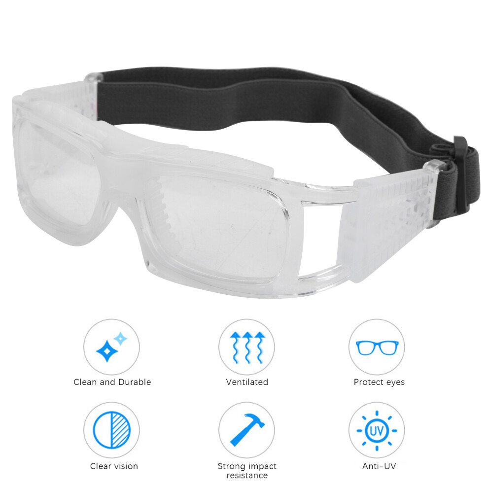 Anlorr White Sports Goggles For Basketball, Football, Badminton & Tennis, Impact & Uv Resistant 7901359929529