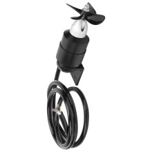 Unterwasser-Turbinenpropeller 24V Fernsteuerungsbootbürstenloser Motor 140 mm Schwarz