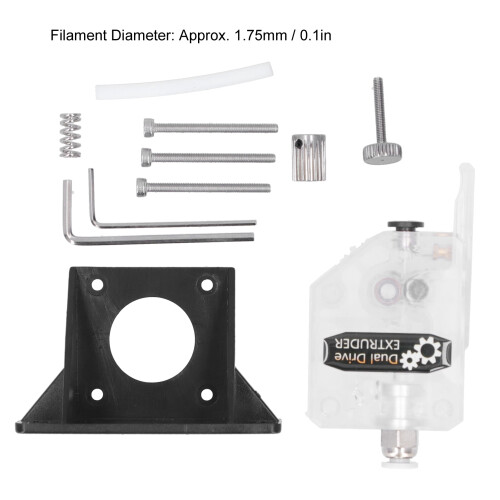 3D Printer Extruder Kit Transparent Soft Plastic for CR10 Ender 3 Pro 2