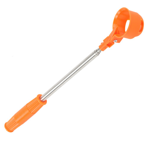 Telescopic 2m Golf Ball Retriever with Automatic Lock Orange