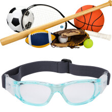 Blue Kids Sports Goggles for Teenagers Adjustable Football Cycling Basketball